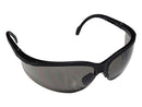 Type 8 - Safety Glasses - Black Half Frame Grey Tinted Lenses