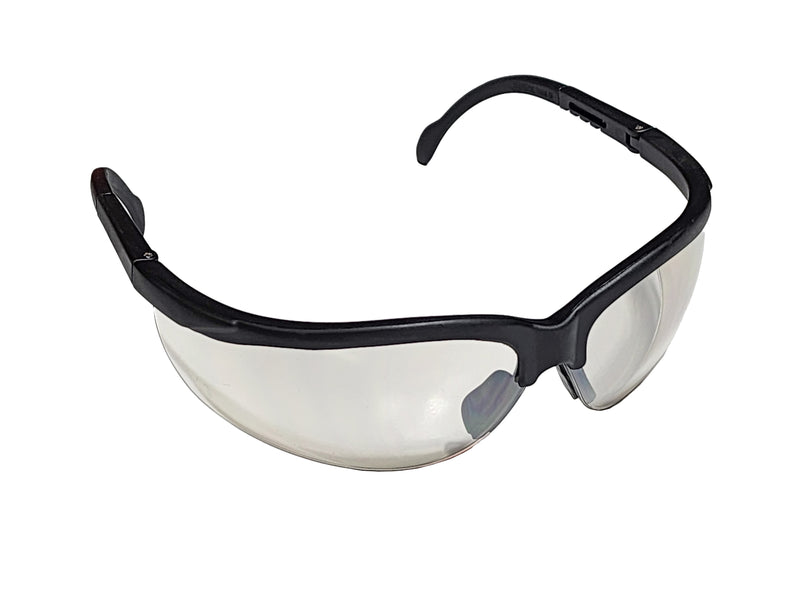 Type 8 - Safety Glasses - Black Half Frame with Indoor Outdoor Lenses
