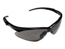 Type 11 - Safety Glasses - Black Half Frame with Grey Tinted Lenses