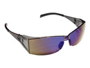 Type 03 - Safety Glasses - Frameless with Blue Mirror Lenses