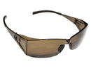 Type 03 - Safety Glasses - Frameless with Brown Lenses