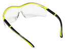 Type 13 - Safety Glasses - Hi Vis Half Frame with Clear Anti Fog Lenses