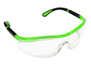 Type 13 - Safety Glasses - Hi Vis Half Frame with Clear Lenses