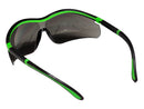 Type 13 - Safety Glasses - Hi Vis Half Frame with Grey Tinted Lenses