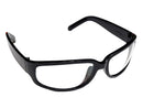 Type 15 - Safety Glasses - Black Full Frame with Clear Anti Fog Lenses