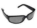 Type 15 - Safety Glasses - Black Full Frame with Grey Tinted Lenses