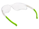Type 5 - Safety Glasses - Frameless with Hi Vis Temples and Clear Anti Fog Lenses