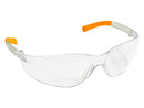 Type 5 - Safety Glasses - Frameless with Hi Vis Temples and Clear Lenses