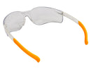 Type 5 - Safety Glasses - Frameless with Hi Vis Temples and Indoor Outdoor Lenses