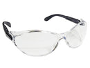 Type 10 - Safety Glasses - Frameless with Black Temples and Clear Anti Fog Lenses