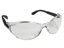 Type 10 - Safety Glasses - Frameless with Black Temples and Indoor Outdoor Lenses