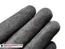 Cut Resistant Gloves - Hi Vis Orange Acrylic Shell - Black Latex Coating - 12 Pairs