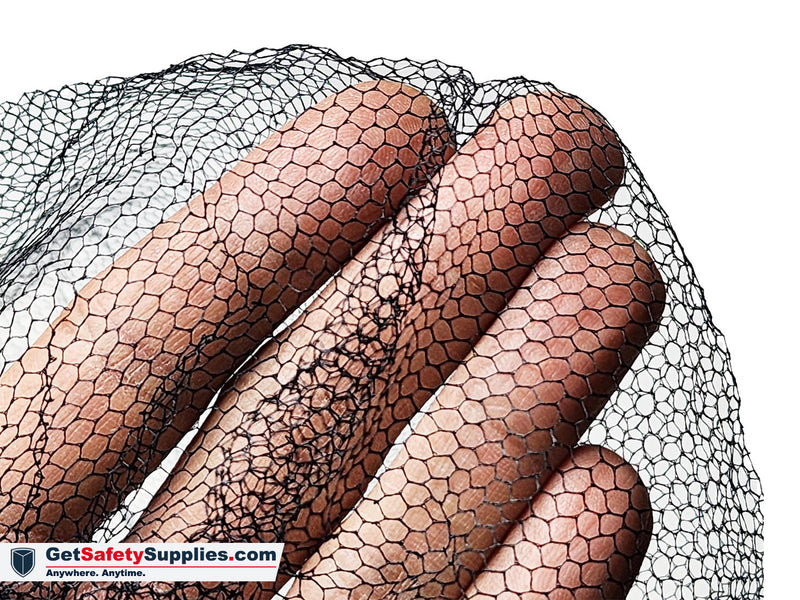 Hairnet Covers - Nylon Honeycomb - Black