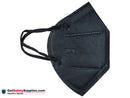 Face Masks - Black KN95 Flat Fold Mask
