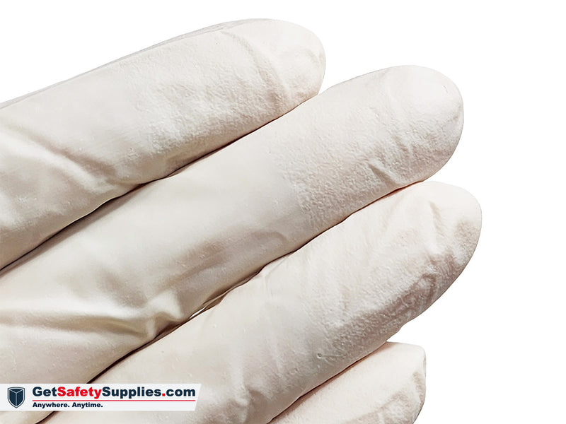 Latex Disposable Gloves - 5 Mil Thick Beige Powder Free Gloves