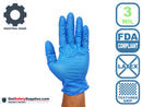 Nitrile Disposable Gloves - 3 Mil Thick Blue Powder Free Gloves