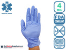 Nitrile Disposable Gloves - 4 Mil Thick Powder Free Medical Grade Gloves