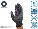 Nitrile Disposable Gloves - 6 Mil Thick Powder Free Grade Gloves